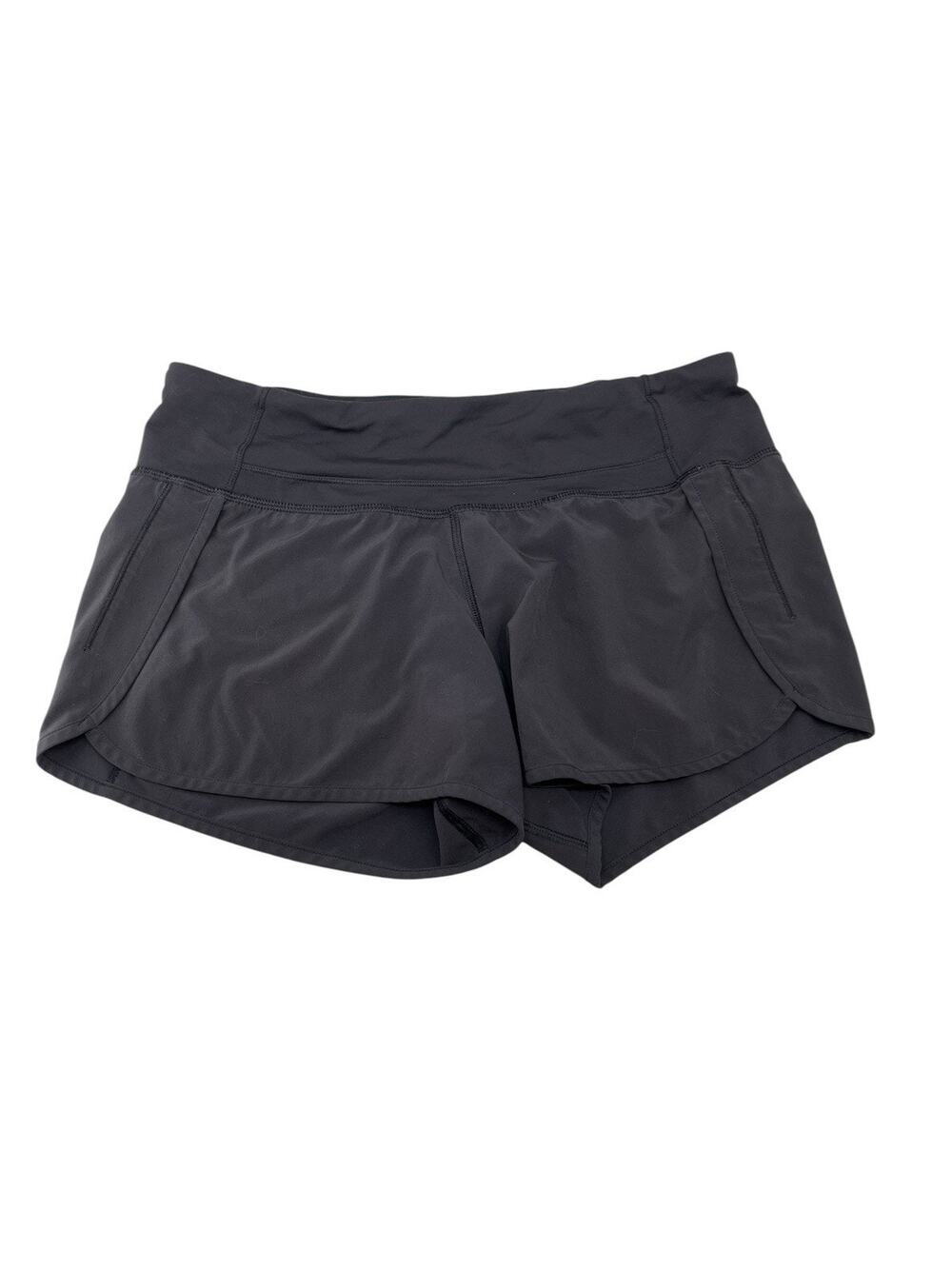 Lululemon Run Times Shorts Black 4 Inch Size 6